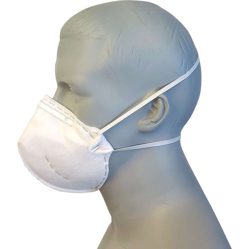 REFIL Bílý respirátor FFP2 s ventilkem