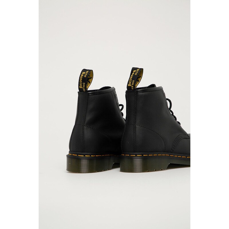 Kožené trapery Dr. Martens 101 pánské, černá barva, DM26409001.101