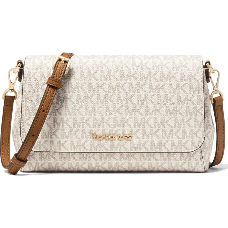 Michael Kors Kabelka Medium Logo Convertible Crossbody Bag Vanilla