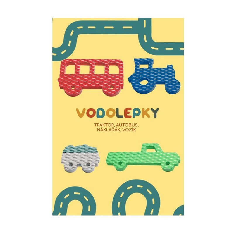 Vodolepky - traktor, autobus, náklaďák a vozík - Vylen