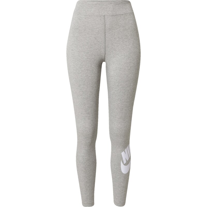 Nike Sportswear Legíny Essential šedý melír / bílá