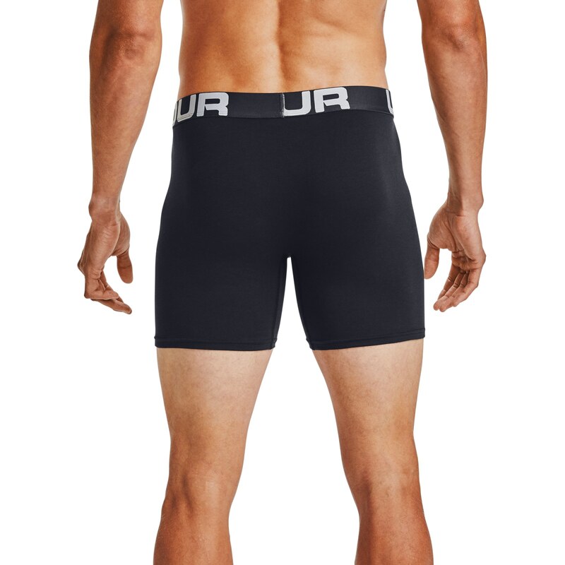 Under Armour UA Charged Cotton 6in 3 Pack Black