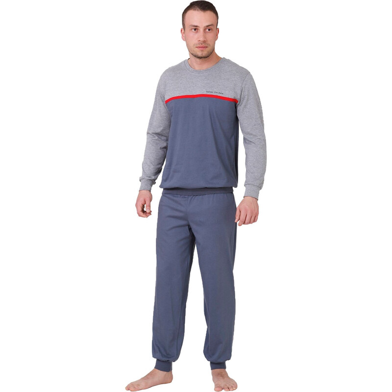 Pánské pyžamo Kasjan s nápisem extreme life style HOTBERG