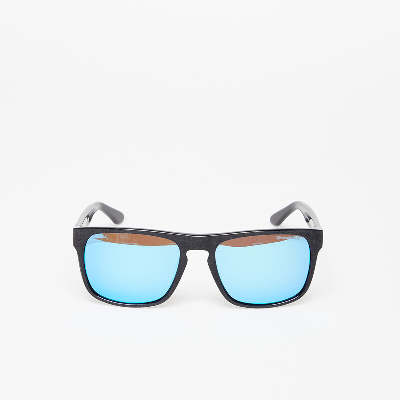 Pánské sluneční brýle Horsefeathers Keaton Sunglasses Brushed Black/ Mirror Blue