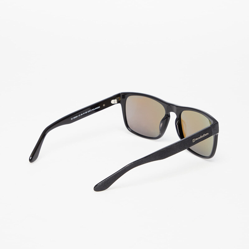 Pánské sluneční brýle Horsefeathers Keaton Sunglasses Brushed Black/ Mirror Blue