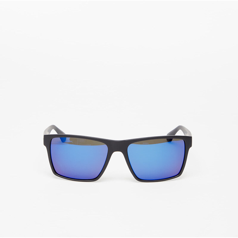 Pánské sluneční brýle Horsefeathers Merlin Sunglasses Matt Black/ Mirror Blue