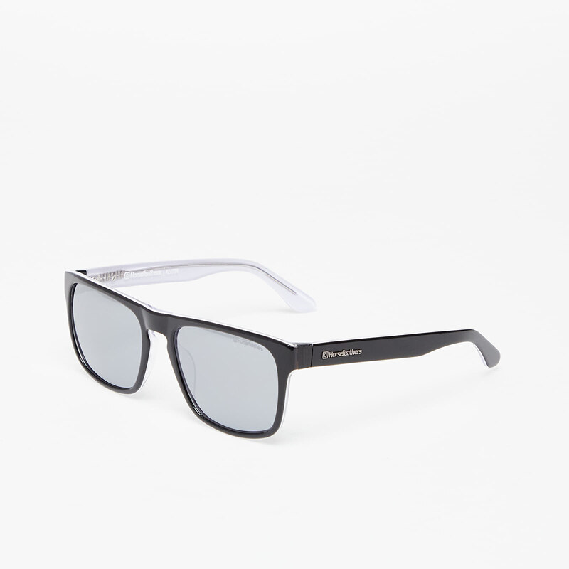 Pánské sluneční brýle Horsefeathers Keaton Sunglasses Gloss Black/ Mirror White