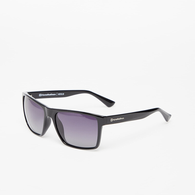 Pánské sluneční brýle Horsefeathers Merlin Sunglasses Gloss Black/ Gray Fade Out