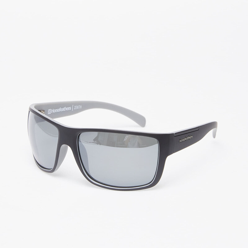 Pánské sluneční brýle Horsefeathers Zenith Sunglasses Matt Black/ Mirror White