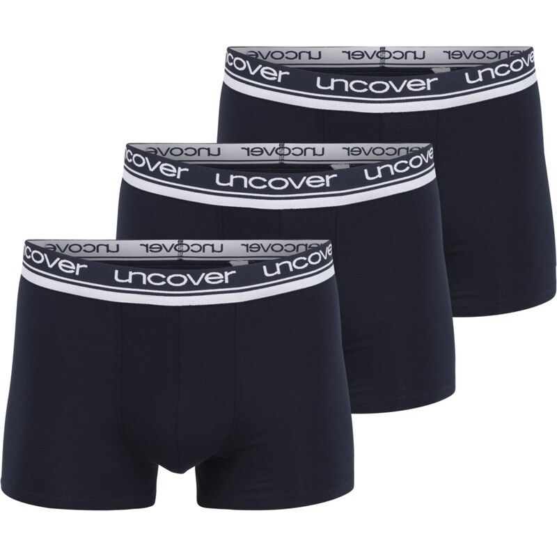 uncover by SCHIESSER Boxerky noční modrá / bílá