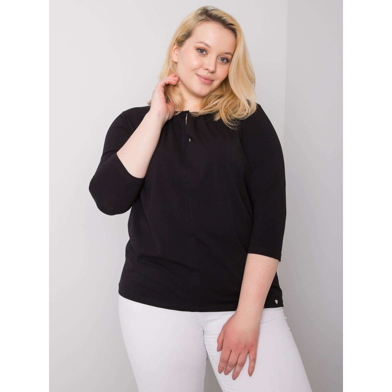 BASIC Feel Good Blouse-RV-BZ-6334.19P-black