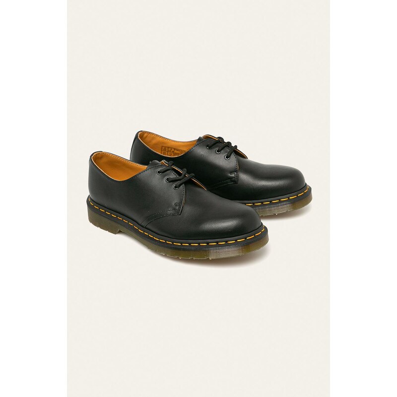 Polobotky Dr. Martens 1461 pánské, černá barva, DM11838001.1461-Black