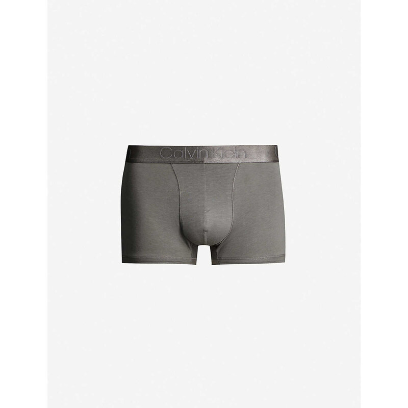 Calvin Klein pánské tmavě šedé boxerky