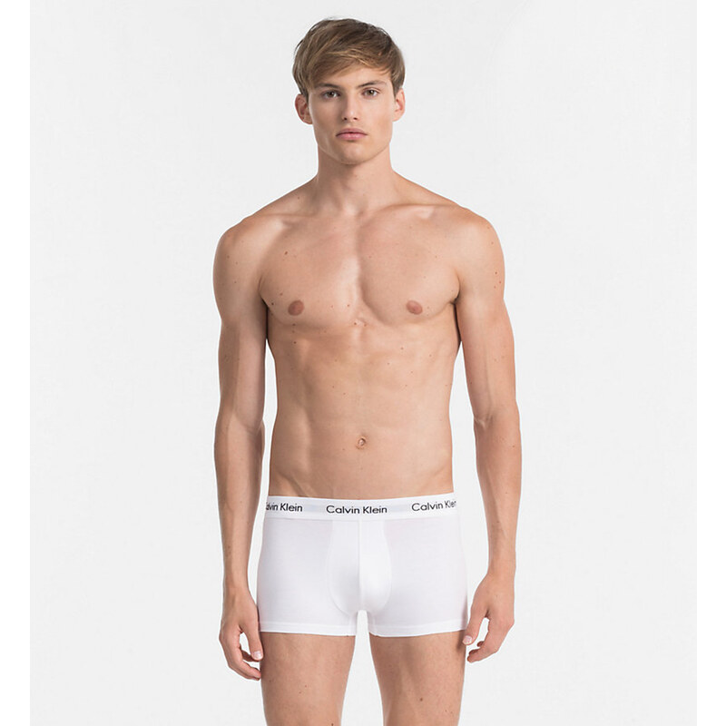 Calvin Klein pánské bílé boxerky 3pack