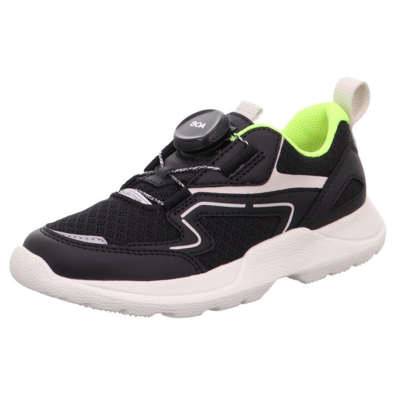 Dětské tenisky Superfit Rush 1-000210-00 se zapínáním BOA Černá