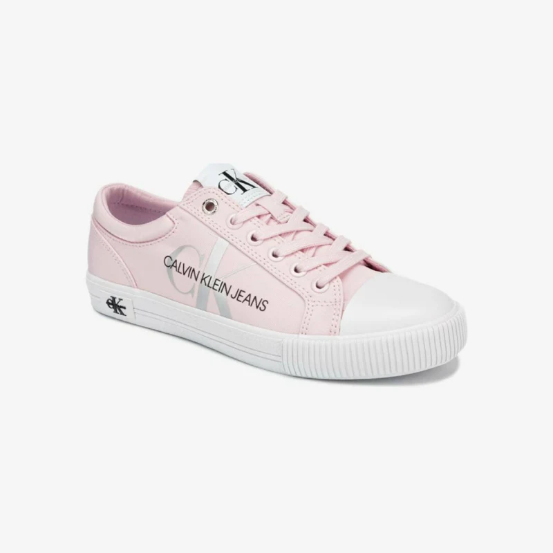 Calvin Klein dámské růžové plátěné boty - GLAMI.cz