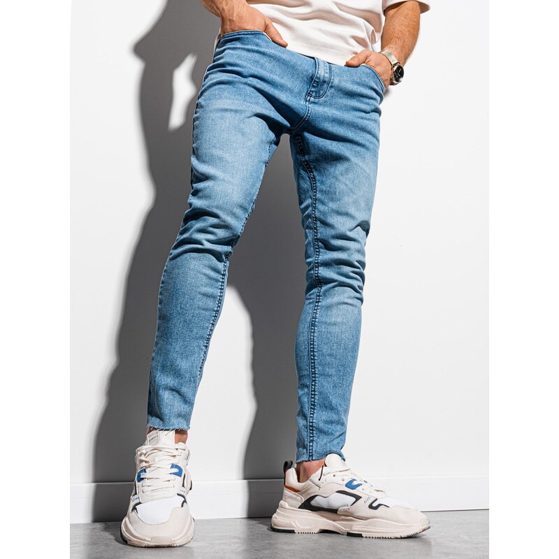 Ombre Clothing Pánské džíny Irm světle modrá P923 (OM-PADP-0146)