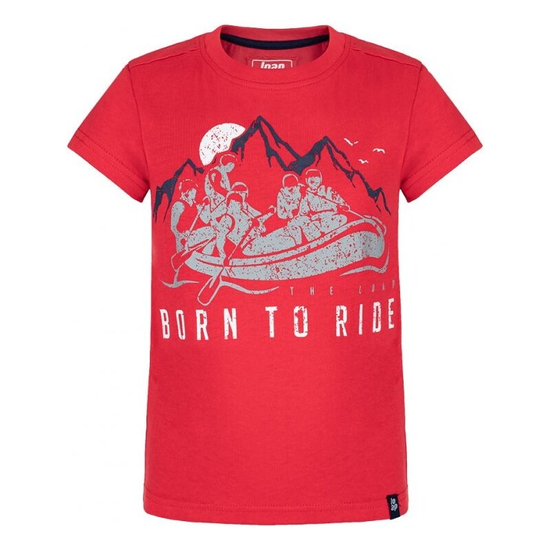 Loap (navržené v ČR, ušito v Asii) Chlapecké tričko Loap Bavis červené