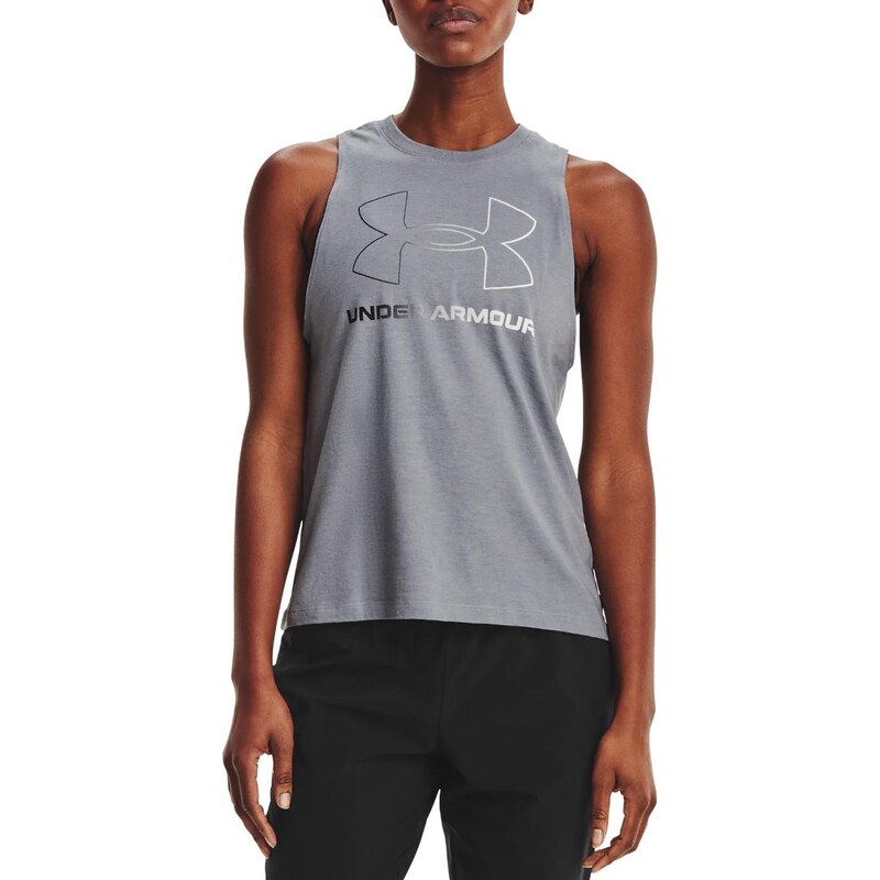 Tílko Under Armour Live Sportstyle Graphic Tank-GRY 1356297-035