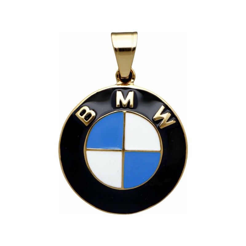 Ewena Ocelový přívěsek BMW Gold GL453