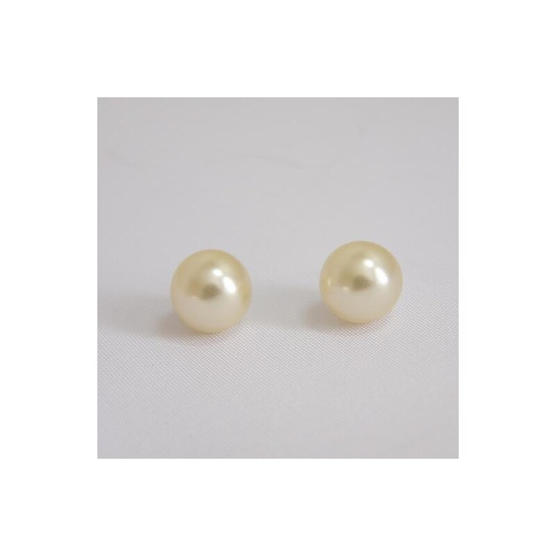 perlové náušnice, kvalitní Jablonecká skleněná perlička