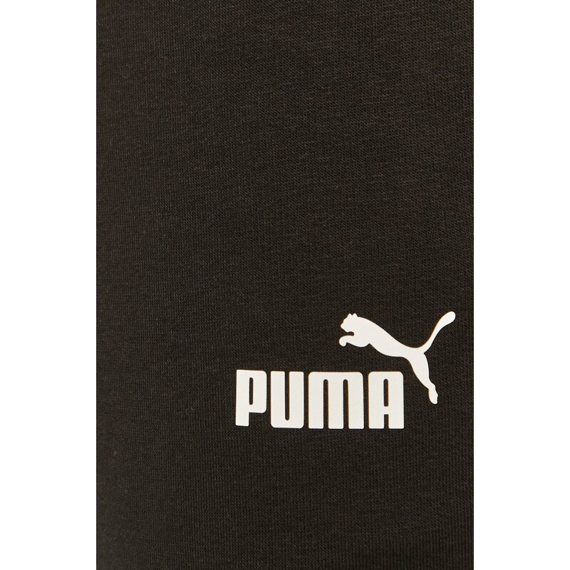 Tepláky Puma černá barva, melanžové, 586842