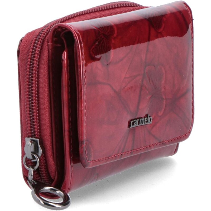 Dámská kožená peněženka Carmelo červená 2105 M CV
