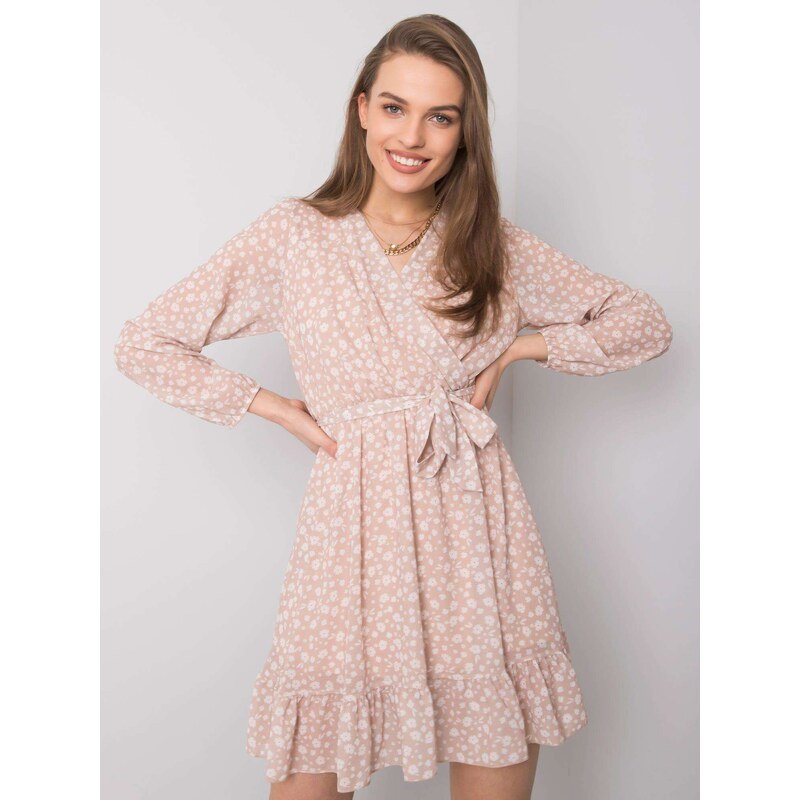 Och Bella Dress-TW-SK-BI-26329.20-beige