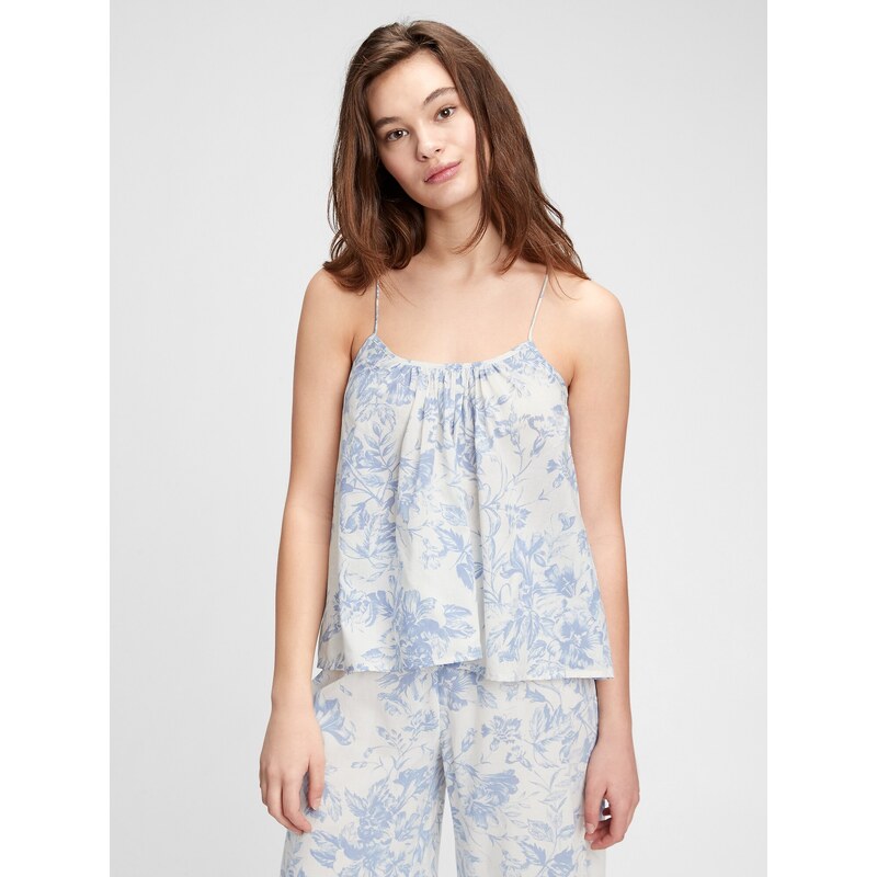 GAP Tílko dreamwell shirred racerback cami - Dámské