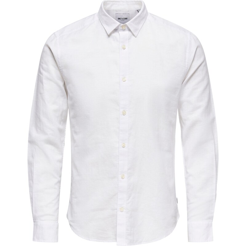 Only & Sons Košile ONSCaiden bílý melír