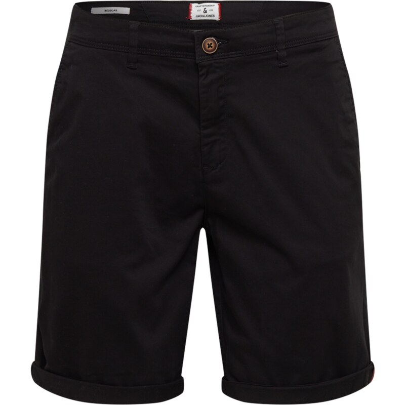 JACK & JONES Chino kalhoty JJIBowie černá