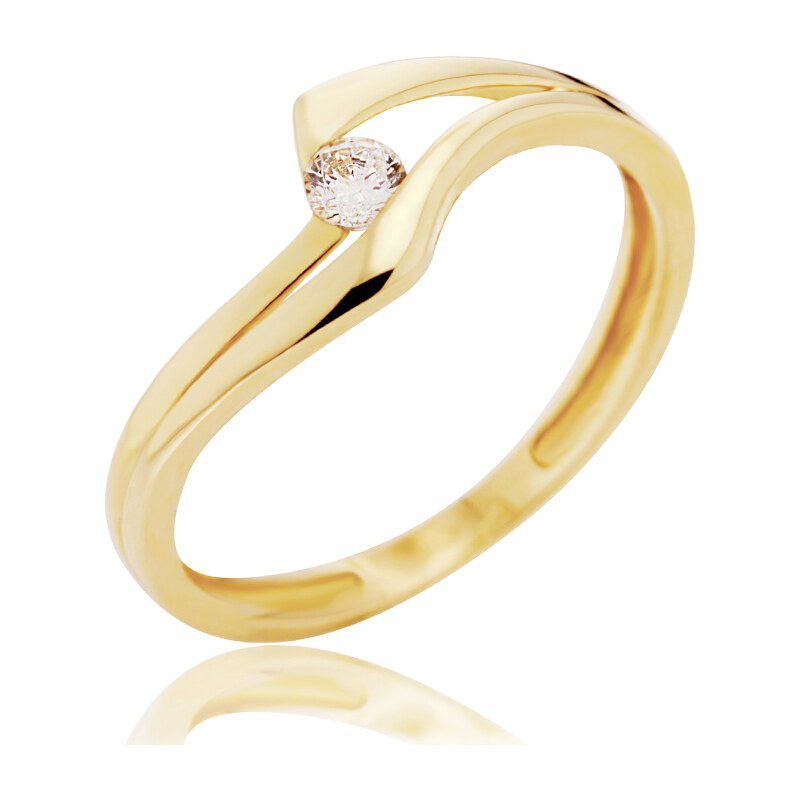 Couple Zlatý dámský prsten Eloise 4515047 Velikost prstenu: 58