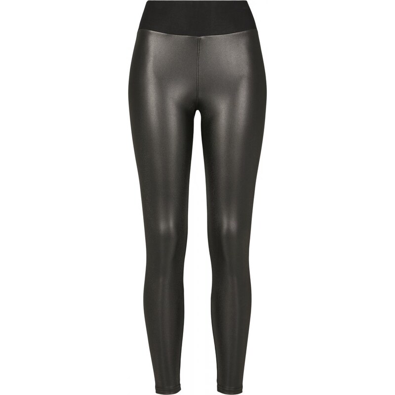 URBAN CLASSICS Ladies Faux Leather High Waist Leggings - black 45245171