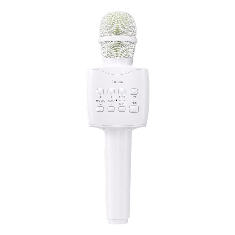 Bezdrátový karaoke mikrofon - Hoco, BK5 Cantando White