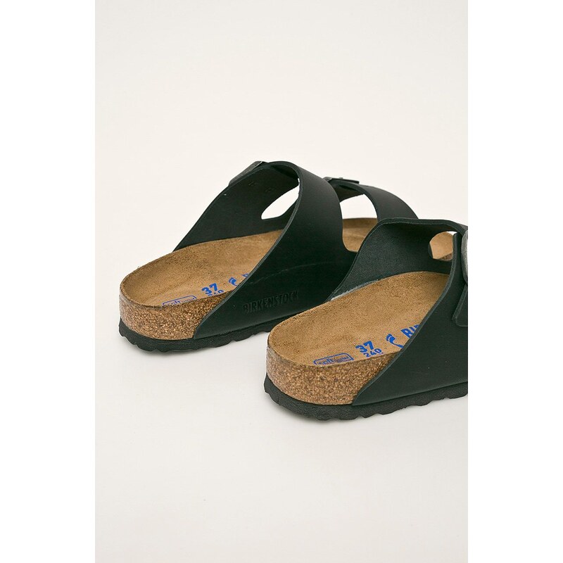 Kožené pantofle Birkenstock Arizona 752483-BLACK