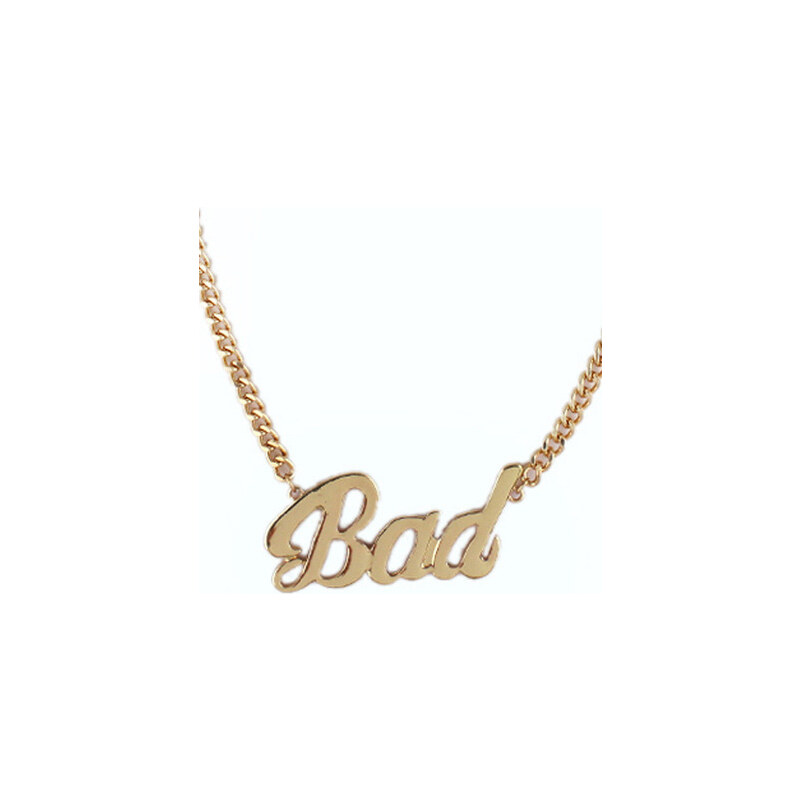 Zlatý náhrdelník BAD