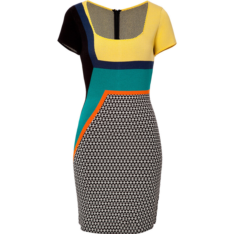 Catherine Malandrino Colorblock Knit Dress