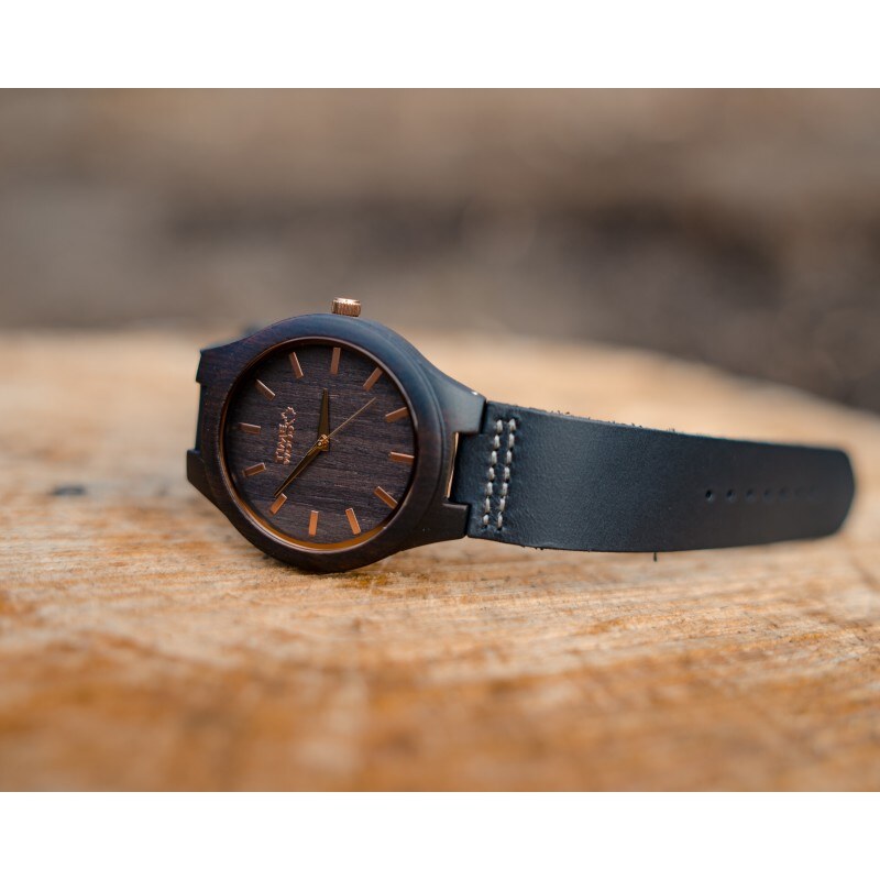 Dřevěné hodinky TimeWood EBONY