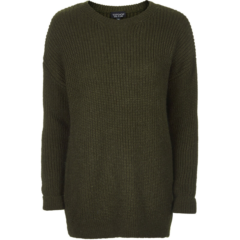 Topshop Grungy Lofty Ribbed Sweater