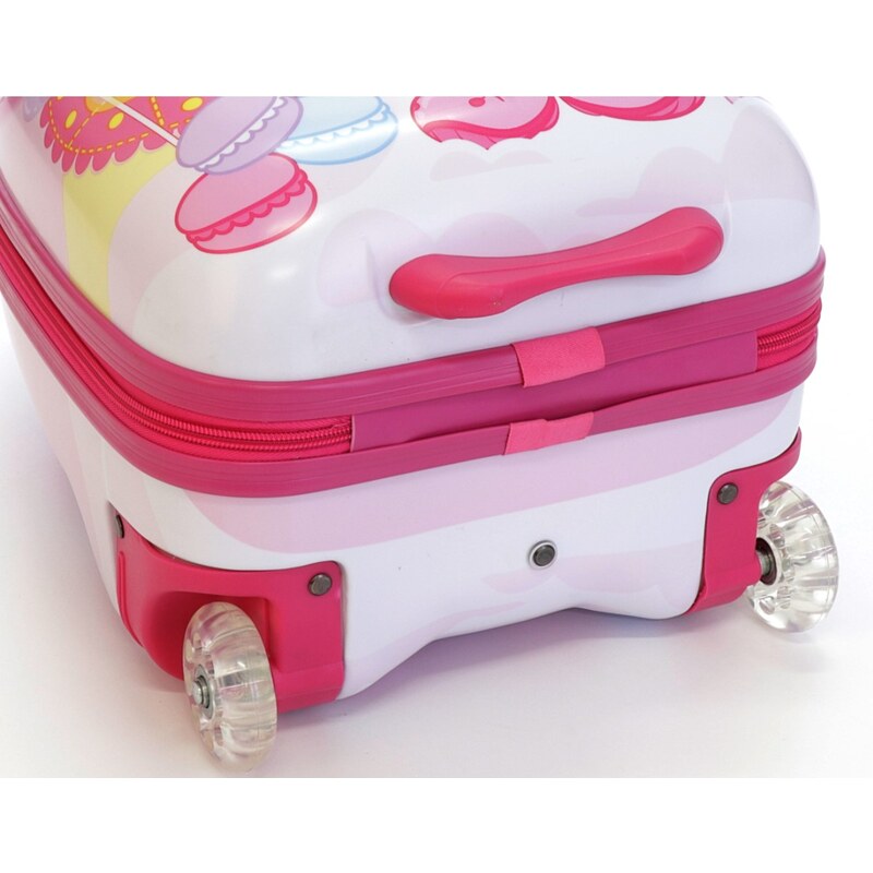 Dětský kufr T-class 4137, 46 x 30 x 25 cm (růžová)