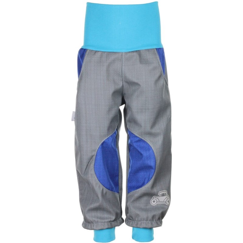 Cronies Nepromokavé softshellové kalhoty Šedo-modré
