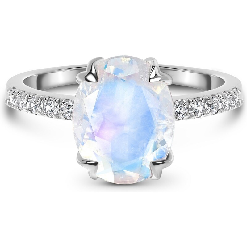 ELENYS Emporial stříbrný prsten GU-DR10789R-SILVER-MOONSTONE-TOPAZ 75087796