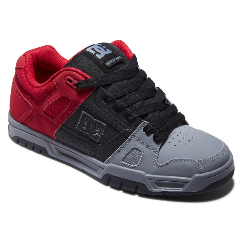 DC Shoes Boty DC Stag red/black/grey pánské - GLAMI.cz