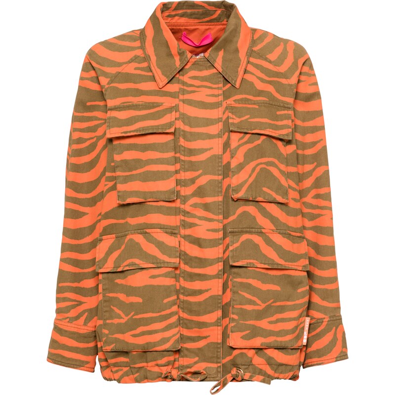 OOF WEAR Přechodná bunda olivová / oranžová 111268928