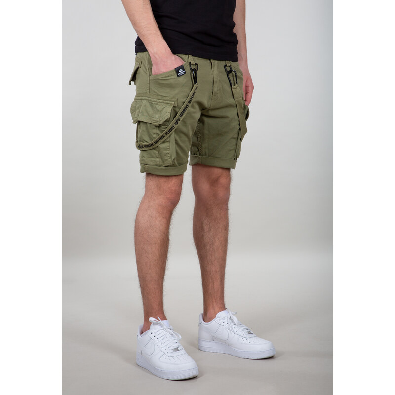 Alpha Industries Kraťasy Utility olive