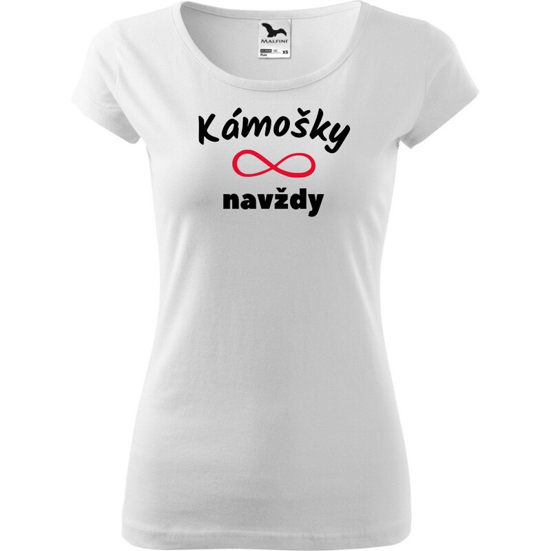 Fenomeno Dámské tričko kámošky navždy - bílé 57426053