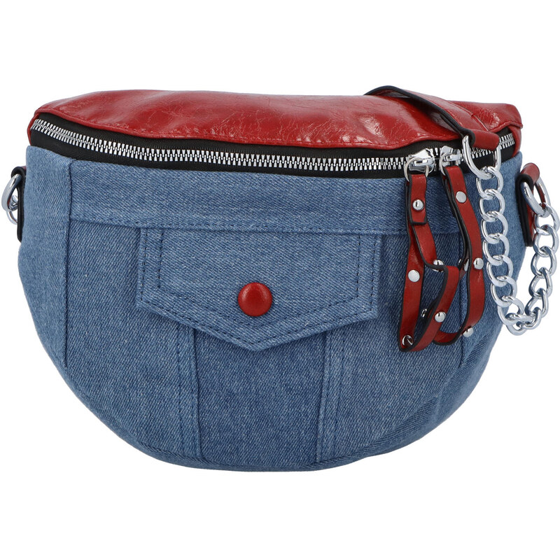 Turbo bags Retro jeansová ledvinka Roy4l, modrá 112696677
