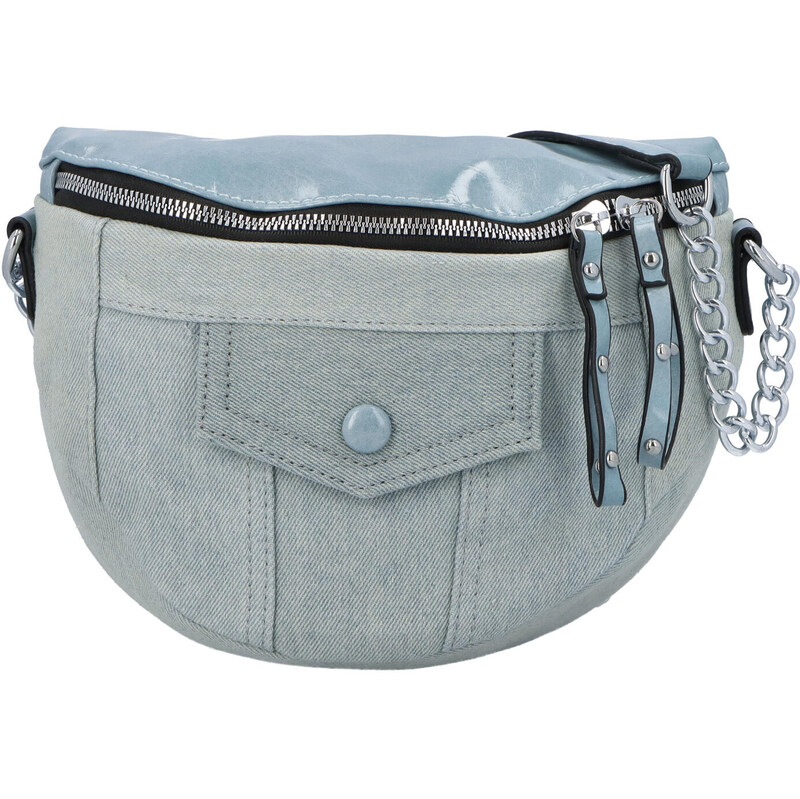 Turbo bags Retro jeansová ledvinka Roy4l, zelená 112696678