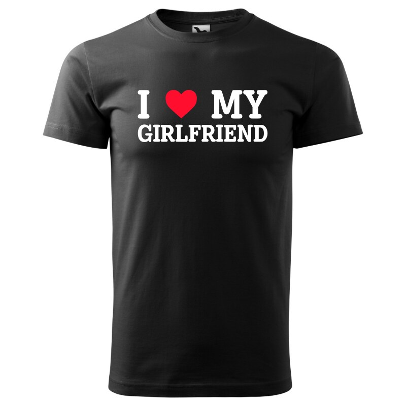 Fenomeno Pánské tričko I love my girlfriend