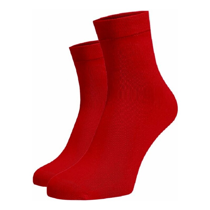 Benami Bambusové střední ponožky červené